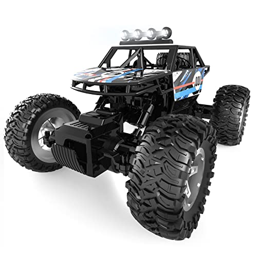 DEERC ラジコンカー DEERC ラジコンカー こども向け オフロード 4WD RCカー 1/16 操作時間90分 リモコンカー おもちゃ クリスマスプレゼント 子供