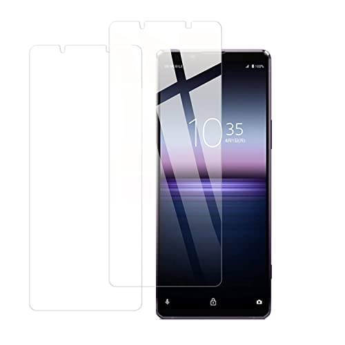 2枚セットKPNS 日本素材製 強化ガラス Xperia 1 II SO-51A SOG01 用 ガラスフィルム 強化ガラス カバー 保護フィル