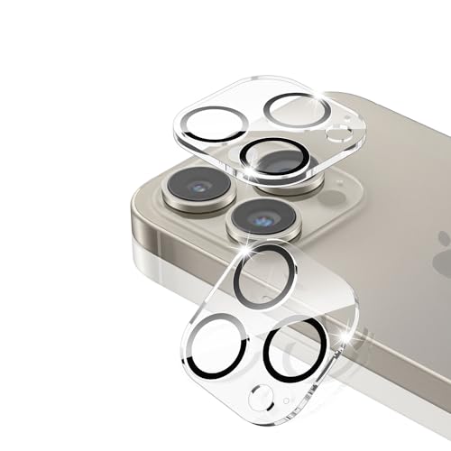 ・ iPhone15pro/iPhone15pro max ・・Size:iPhone15pro/iPhone15pro max・対応機種iPhone15 pro/iPhone15pro max 専用 カメラ保護フィルム。（2枚セット）・硬度9H・飛散防止 日本製素材旭硝子製を採用しております。業界最高レベルの9H硬度、ハードコーティング技術により外部からの衝撃をフィルムが吸収し、衝撃を緩和し画面の破損を最低限まで抑えます。特殊な飛散防止設計により、万一割れてしまった際にも飛散することなく、高い安全性を実現しました。・一体化デザイン・露出オーバー防止 大切なiphone15pro /iphone15Pro Maxのカメラレンズを全面保護するため、3眼のレンズ部分だけではなく、四角い台座部分もカバーする剥がれにくいレンズカバーです。本製品は露出オーバー防止のために、カメラレンズのガラスカバーに黒縁取りをした設計を使用します。本格的な撮影体験をそのままに楽しめます。※ご注意：本製品は露出オーバーを完全に防ぐものではありません。・撥水撥油・指紋防止極薄カメ