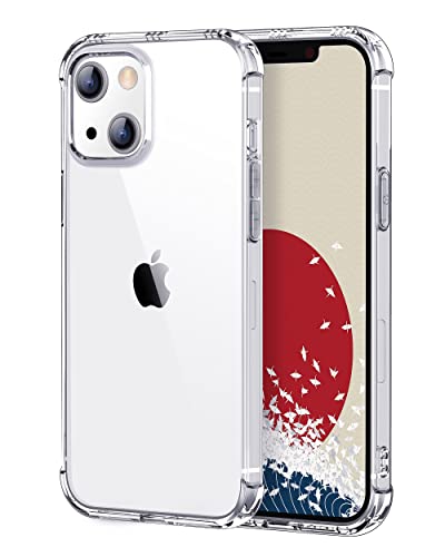 ONES HD超透明 iPhone13mini 音楽 ケース 音響強化 ・ 360°エアバッグ ● 米軍MIL規格 超耐衝撃 『 レンズ保護