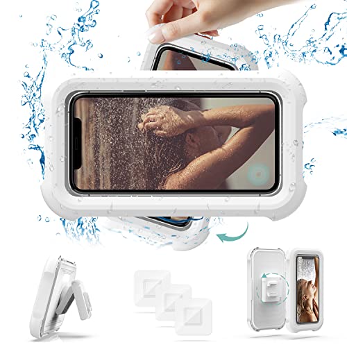 お風呂 スマホ 防水ケース iPhone防水ケース 壁掛けスマホ防水ケース スマホスタンド 防水ケース iPhone お風呂 スマホ 携帯 シャ