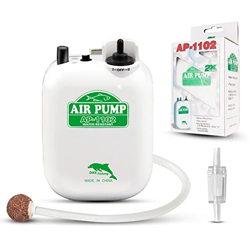AMYSPORTS エアーポンプ 酸素提供ポンプ 携帯式エアーポンプ 釣りポンプ 乾電池式ポンプ ブクブク 釣り用 アクアリウム適用 防滴仕様