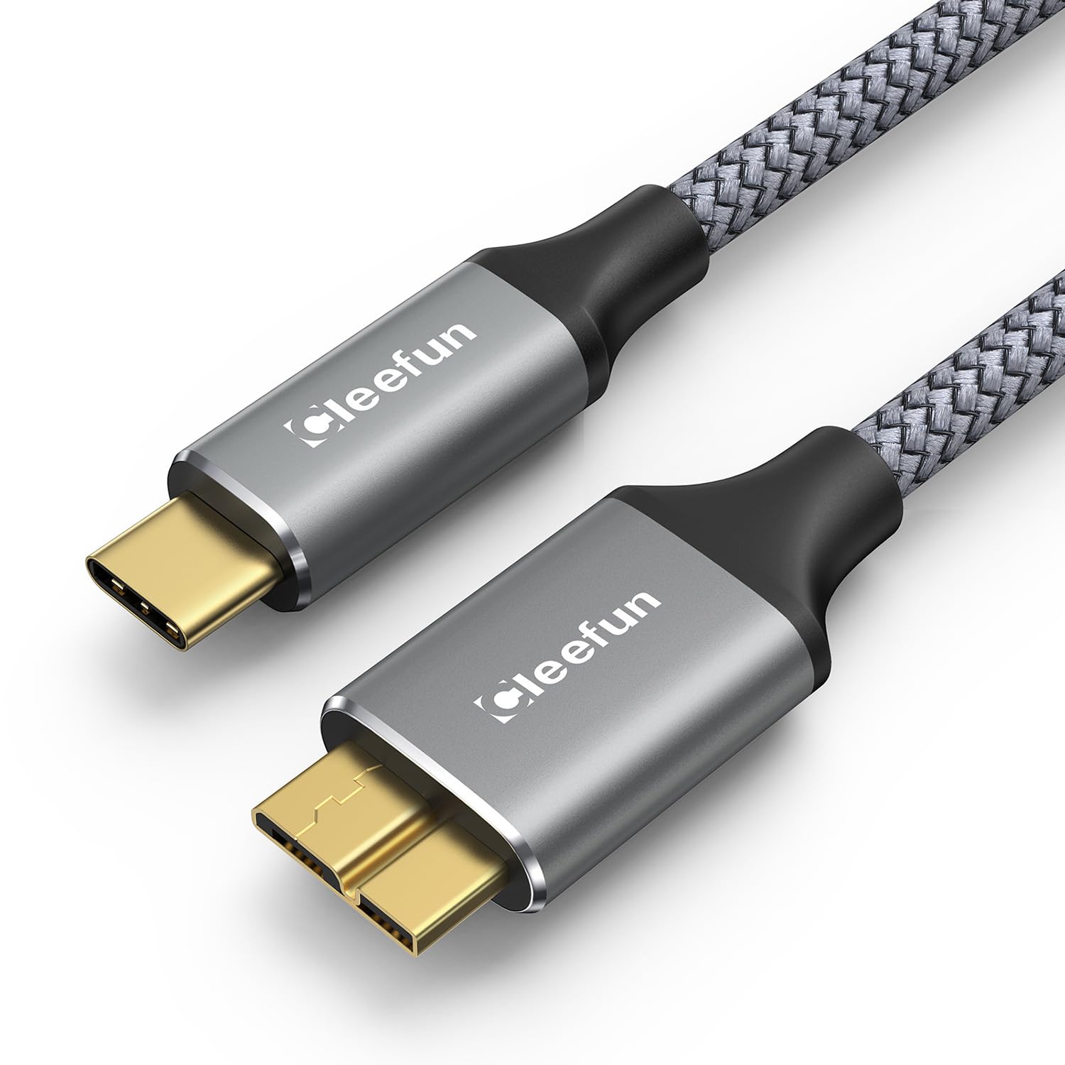 CLEEFUN USB C to Micro B P[u 2m USB 3.1 10Gbps f[^] Type C to Micro