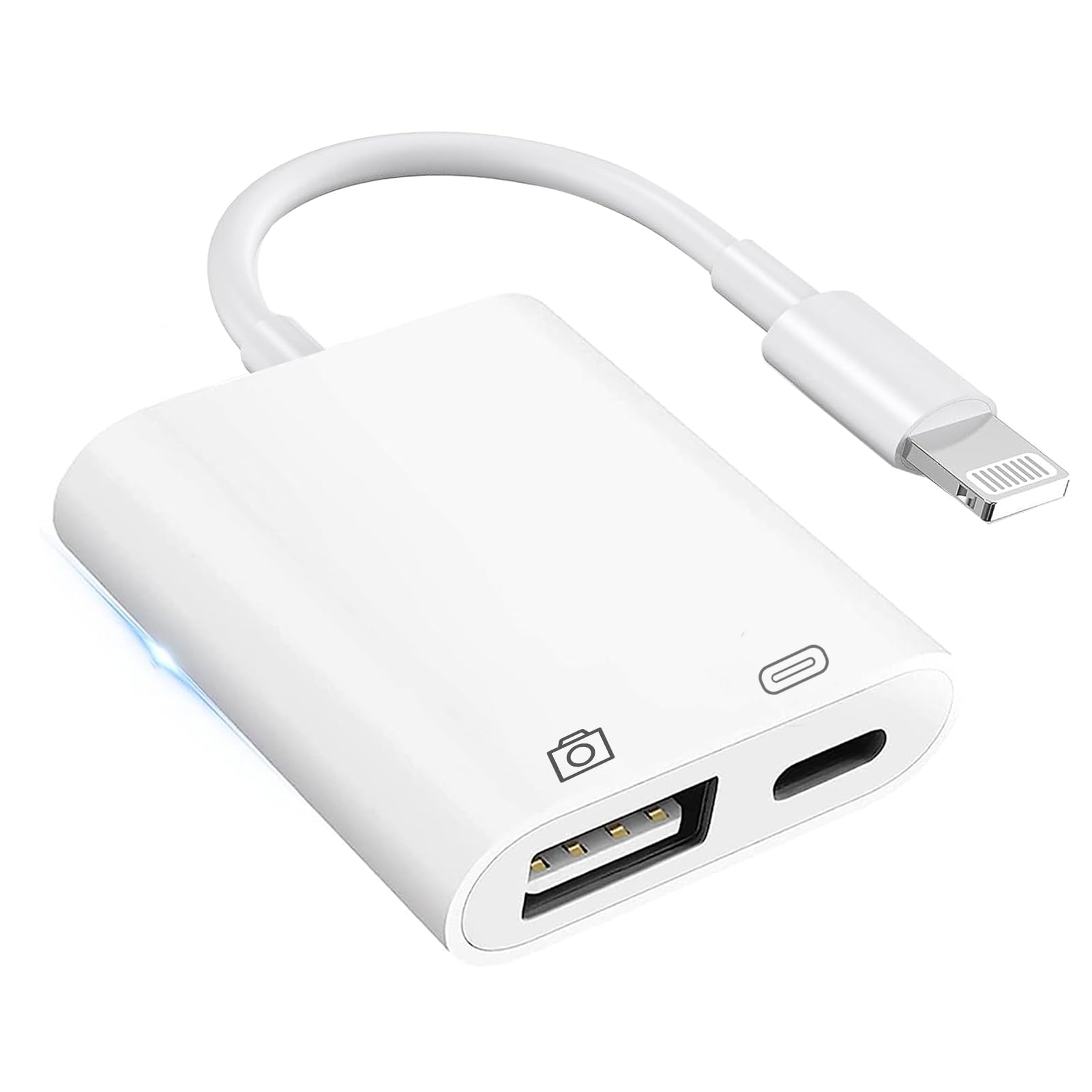 iPhone USB 変換アダプタ Lightning USB 3 カメラアダプタ 急速充電 ライトニング OTG ケーブル 双方向 高速伝送