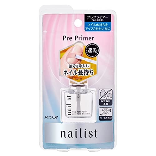 コージー ネイリスト 油分除去剤 プレプライマー 速乾タイプ 長持ち ローズの香り ネイルの持ちをアップさせたい方に