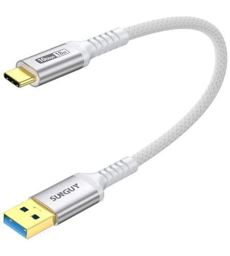 ホワイト/0.3m/-・Size:0.3mColor:ホワイトNumberOfItems:1・?Gen2 10Gbps 超高速データ転送SUNGUY USB 3.1 type c ケーブルは、最大10Gbps高速データ転送をサーポートします。Gen1(USB3.0)より約2倍の速さ、HD映画や画像または音楽をわずか数秒で転送できます。それにQC3.0/2.0対応、短時間内に充電も完了します。?ご注意：映像出力は非対応です。・?優れた耐久性金メッキコネクタを備えており、サビにも強く、腐食防止の金メッキコネクタは最適な信号解像度を実現します。それに、編み込まれた高耐久のナイロン素材を採用され、20 000回以上の折り曲げに耐えうるまでに圧倒的な持続力を持ちます。極めて高い耐久性を確保しています。・?0.3m 短いtype cケーブル短い距離でスマートフォンを充電することできます。自宅、オフィス、車に簡単に保管でき、持ち運びもやすくて巻き取りなし。旅行中にも充電を完成して、とても便利です。・?幅広い互換性&Android Auto本USB A to C変換