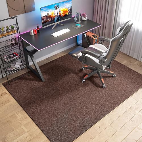ATOKA チェアマット フロアマット 床保護マット ゲーミングチェアマット 160×130cm カーペット 厚み4mm..