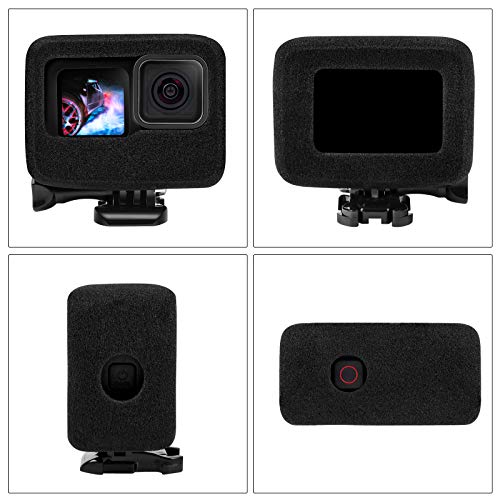 TaisionerGoPro HERO12・11・10・9専用 防風カバー 防風スポンジケース フレーム不...