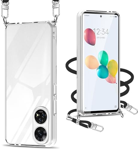 ZTE あんしんファミリースマホ ケース クリア ショルダー ZTE Anshin Family ケース A303ZT カバー ストラップ付き