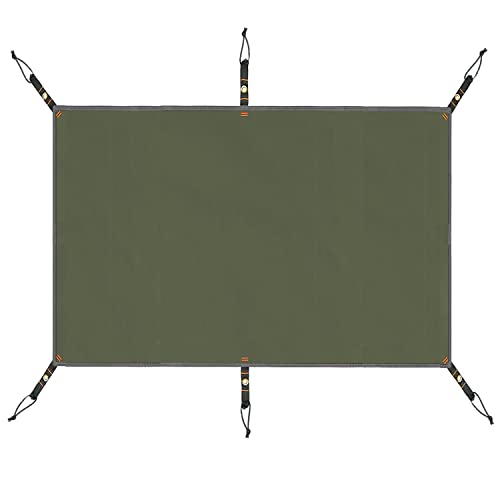 Farfly テントシート 防水加工 耐水圧3000mm グランドシート 厚手 アウトドア キャンプ 登山 ハトメつ..