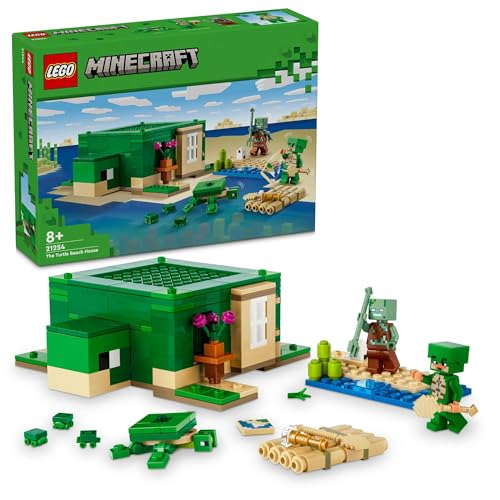 レゴ(LEGO) マインクラフト カメのビーチハウス おもちゃ 玩具 誕生日 プレゼント ブロック 女の子 男の子 子供 8歳 9歳 10歳 小