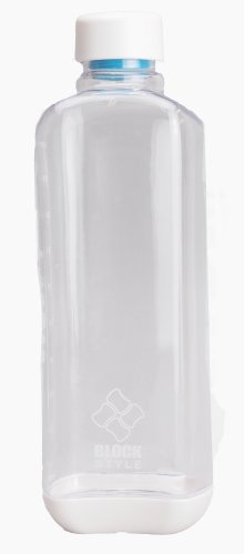 パール金属 水筒 1000ml 直飲み PCアクア ボトル クリア ブロックスタイル H-6036