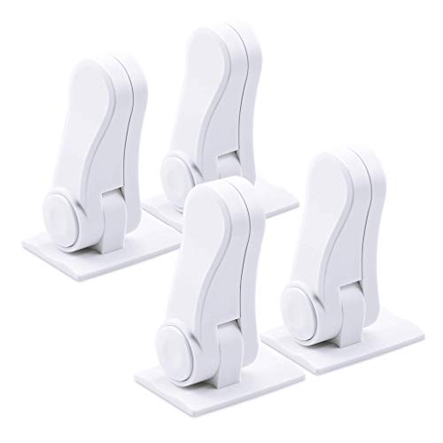 Lasoll ベビーガード 4個入り ドアロック 引き出しロック 安全ロック チャイルドロック ドア 扉 キャビネット 窓 戸棚 開閉禁止 18