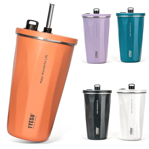 マグカップオレンジ/600ml/-・Color:オレンジ・パッケージ個数:1・?製品仕様：タンブラー容量600ミリリットル、サイズ（cm）：18.6（H）* 6.6（底幅）* 10.1（幅）、製品重量0.3キロ、ライナー/ステンレススチール、白、オレンジ、青、紫、黒から、ブラウン、シルバー、ピンク、グリーン、グレーする10色のボディは、すべての材料は無毒な材料であであります。・?保温・保冷：ステンレス真空断熱マグカップタンブラー真空二重断熱構造で、飲み物の最適な温度を保つことができます。6時間、0°の氷水は10°C以下を保ち、100°のお湯は60°以上を保ち、年中いつでも利用です。・?シンプルなデザイン：ストロー付き両用カップ、オープンエンドも使えます。 不規則な多角形の菱形カップのボディ形状、上部は広く、下部は狭い、このデザインは容量を増加し、手で運ぶことができ、滑り止める。マグ用ストロー注ぎ口には、マグ用のキャップが2枚付属しています（予備のキャップは1枚）、防塵と漏れ防止、特別なキャップ付きは切り欠きデザインで、使用中に紛失。・?分解と洗浄：