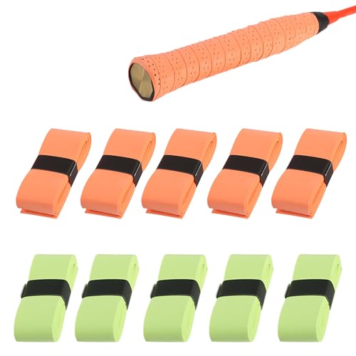 サムコス グリップテープ 10枚セット バドミントングリップ 滑り止めテープ テニス グリップ テープ 通..