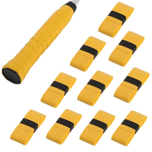 サムコス グリップテープ 10枚セット バドミントングリップ 滑り止めテープ テニス グリップ テープ 通..