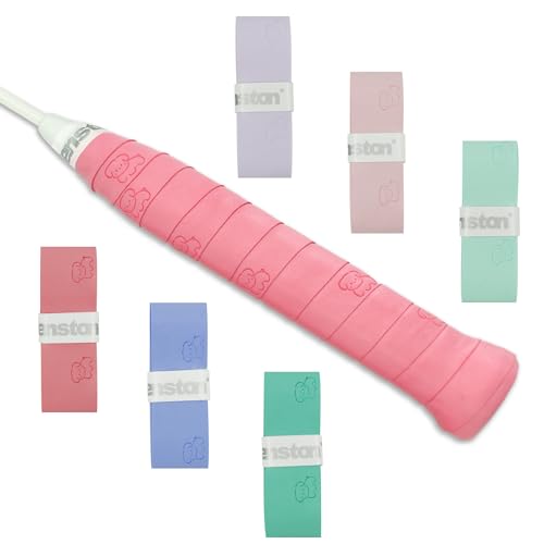 Senston テニスバドミントングリップテープ滑り止め超吸収タイプグリップパターン設計（6本入）