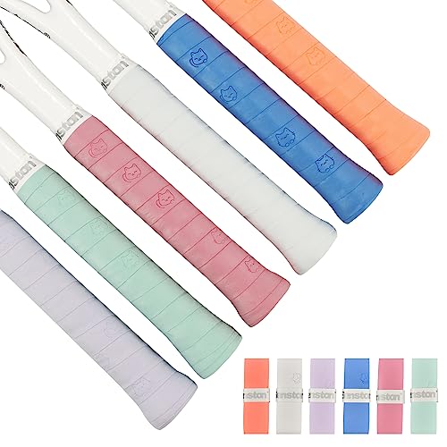 Senston テニスバドミントングリップテープ滑り止め超吸収タイプグリップパターン設計（6本入）