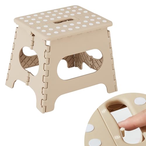 VECELO 踏み台 折りたたみ椅子 2024新登場・安全ロック設計 ステップ 脚立 幅33×奥行26×高さ27cm カー..