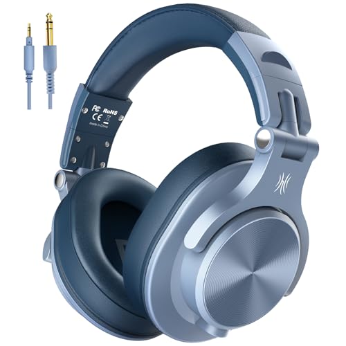 DTM - OneOdio A71 モニターヘッドホン 有線 密閉型 オーバーイヤーヘッドホン リケーブル対応 3.5/6.35mm ジャック ヘッドフォン