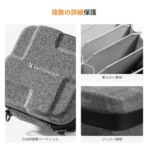 K&F Concept フィルターケース 10枚用 フィルター径82mmまで対応 円形フィルターケ...