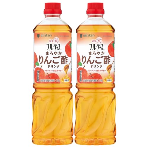 ミツカン 業務用 フルーティス まろやかりんご酢ドリンク 1000ml×2本(6倍濃縮タイプ)飲むお酢