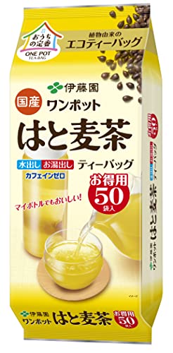 伊藤園 ワンポット はと麦茶 4.0g×50袋 エコティーバッグ