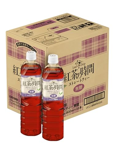 紅茶の時間 ストレートティー 無糖 ペットボトル 900ml×12本