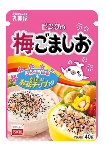 丸美屋食品工業 ピンクの梅ごましお(ふりかけ) 40g×10個