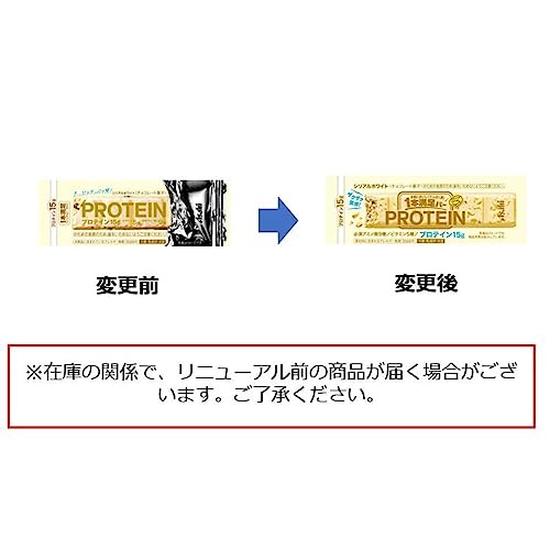 ルミナスエイト 楽天市場店のアサヒグループ食品 1本満足バー プロテインホワイト 1本×9個｜アングル3