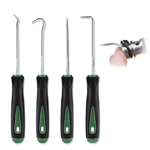 ピックアップツール ピックツール 精密フックセット 4本組 オイルシール 工具 O リング ユニバーサル ..