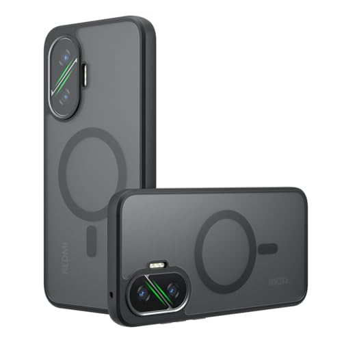 For Xiaomi POCO F7 用 ケース 保護カバー 衝撃吸収 TPU＋PC 磁気吸着 ワイヤレス充電 スマホケース 軽量 薄型 滑り止
