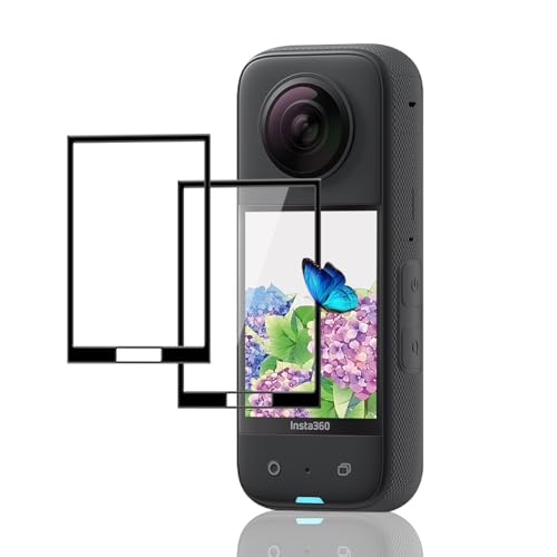 2枚セット 対応 Insta360 x3 ガラスフィルム 日本旭硝子 硬度9H 対応 Insta360 x3 フィルム 強化ガラス..