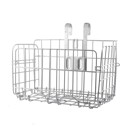 自転車 カゴ 折り畳み 取り外し 前 後ろ 自転車カゴ 自転車用バスケット 折りたたみ式カゴ 大容量 クロスバイク マウンテンバイク ロードバイ