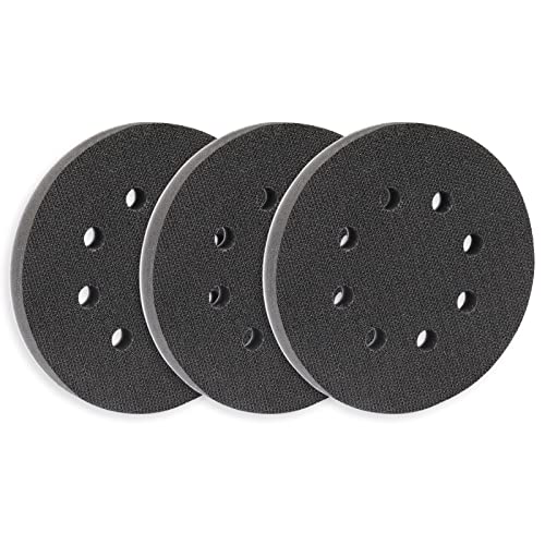 IROKCAKPT ランダムサンダー パッド 125mm 耐衝撃性 曲??アダプター 8穴ランダムサ...