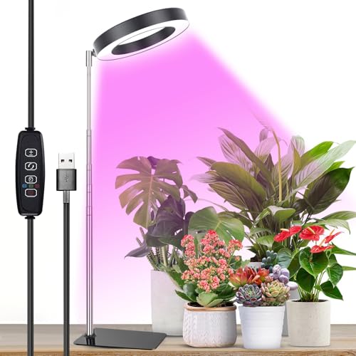 Other - 雲見 植物育成ライト LED スタンド 室内栽培ライト 定時機能（3H / 9H / 12H）10段階の調光 高さ調節 省エネ 低消耗 太陽光模