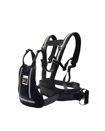 [winfull] タンデムベルト バイク タンデム 子供 小学生 ハーネス型 タンデム ベルト 長さ調節 グリップと反射板付き