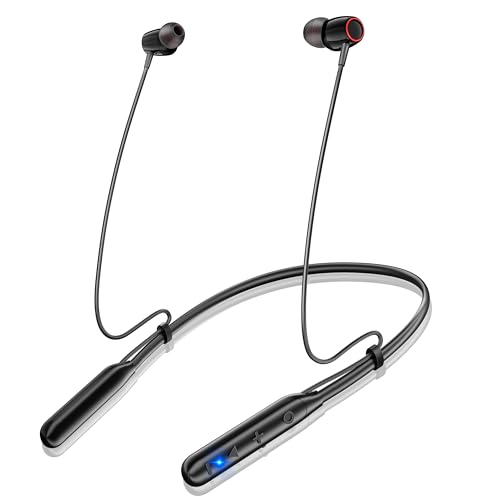 イヤホン Bluetoothネックバンド型・コード調整・40時間連続再生ワイヤレスイヤホン ネックバンド 凸構造ボタン 首掛け ブルートゥースイ