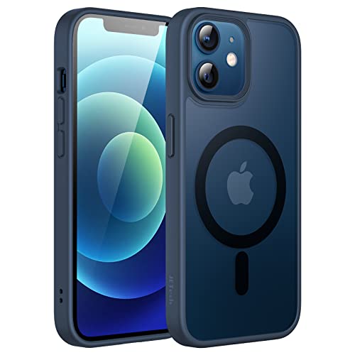 Rakuten - JETech iPhone 12/12 Pro 6.1インチ用 マグネット ケース MagSafeに対応 半透明のマット背面 薄型 耐衝撃 カバ