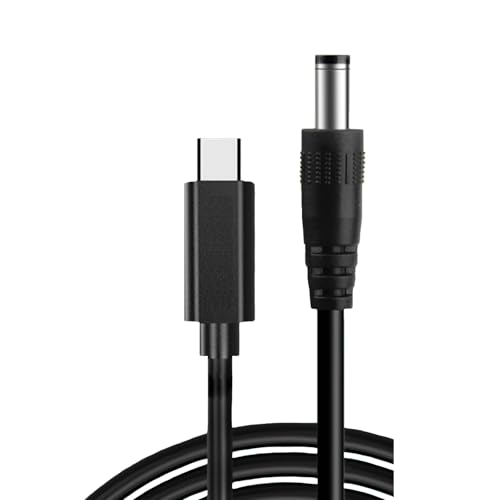 USB Type C PDケ ーブル 変換プラグ付き 5.5x2.5mm 12V 昇圧ケ ーブル 急速充電 Type-C to DC アダプター