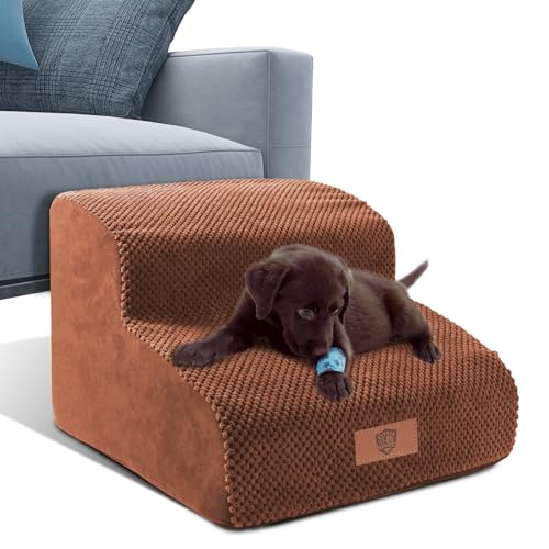 Masthome 犬 階段 犬スロープ階段 ドッグステップ 犬用ステップ 2段 7色 高さ30cm ペット用 ステップ ..