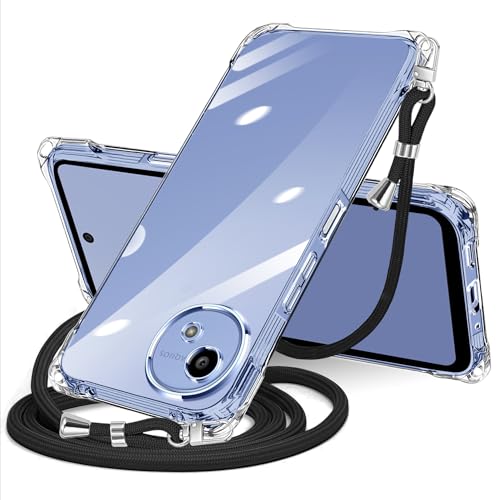 乐天商城 - AQUOS Wish5 用 ケース クリア ショルダー aquos wish5 SH-52F スマホケース アクオス ウィッシュ5 カバー 肩掛