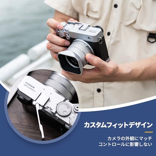 JJC 折りたたみ式 サムグリップ サムレスト Fujifilm Fuji 富士 GFX100RF カメラ ...