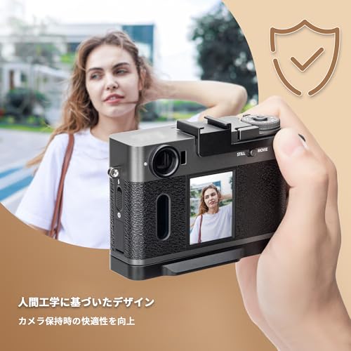 JJC サムグリップ サムレスト Fujifilm Fuji X half カメラ適用 装着簡単 コールド...