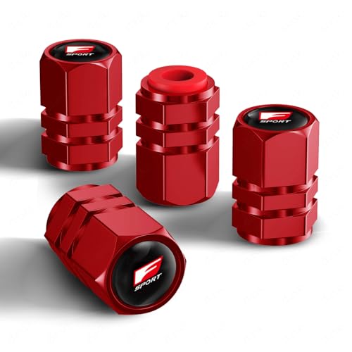 エアバルブキャップ Fsport RX LX CT EX HS NX ES LX LC GS IS LS などに適用 タイヤエアバルブ キャップ