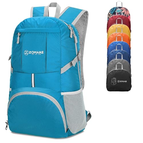 [ZOMAKE] 軽量リュック 折りたたみ リュック 大容量 35L ポケッタブル アウトドアバック ハイキングデイパック 防水 登山 旅行 ト