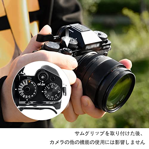JJC サムグリップ サムレスト Fujifilm Fuji X-T5 X-T4 X-T3 XT5 XT4 XT3 カメラ適...