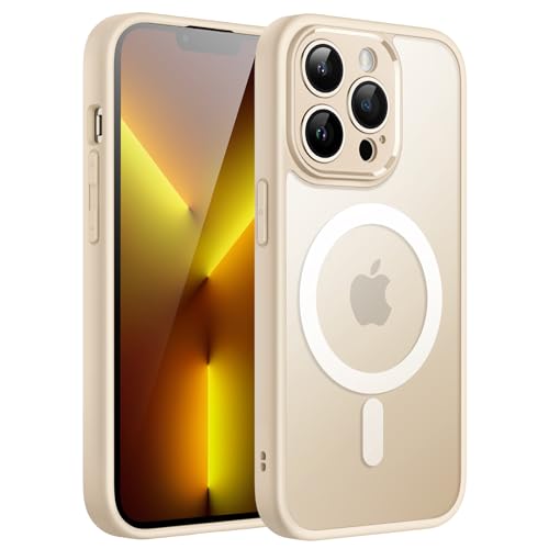 Rakuten - JETech iPhone 13 Pro 6.1インチ用 マグネット ケース MagSafeに対応 半透明のマット背面 カメラレンズ 完全保護