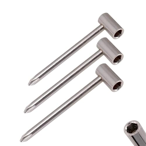 パッケージ個数:1・材質：良質な鉄金属製、細工が細かく、表面が滑らかで、光沢度が高い。・6.35 mm（1/4インチ）モデルは、テイラーのアコースティックギターシリーズの大部分（テイラーのクラシックギターには不向き）に適しています。・7 mmモデルは、一部の韓国PRS、日本のジャクソン、テイラー、エバニスギターに適用されます。ネックの緩み量を調整するため、エレキギターの部品に適しています。・8 mm（5/16インチ）モデルは、米国製ギブソンエレキギターと日本製ESPエレキギターの一部に適しています。・メモ：各モデルにはフロントエンドにドライバが設置されています。ドライバポートはすべて5 mmの太さのドライバで固定されており、ヘッドストックカバーのネジには異なるサイズがあります。そのため、ネジごとに性に合わないこともあります。