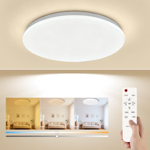 Rakuten - PSE認証済 LEDシーリングライト8-10-12畳対応 薄型5cm 46W 日本PSE認証取得で安全性信頼性 長寿命6万時間 無段階調光調色